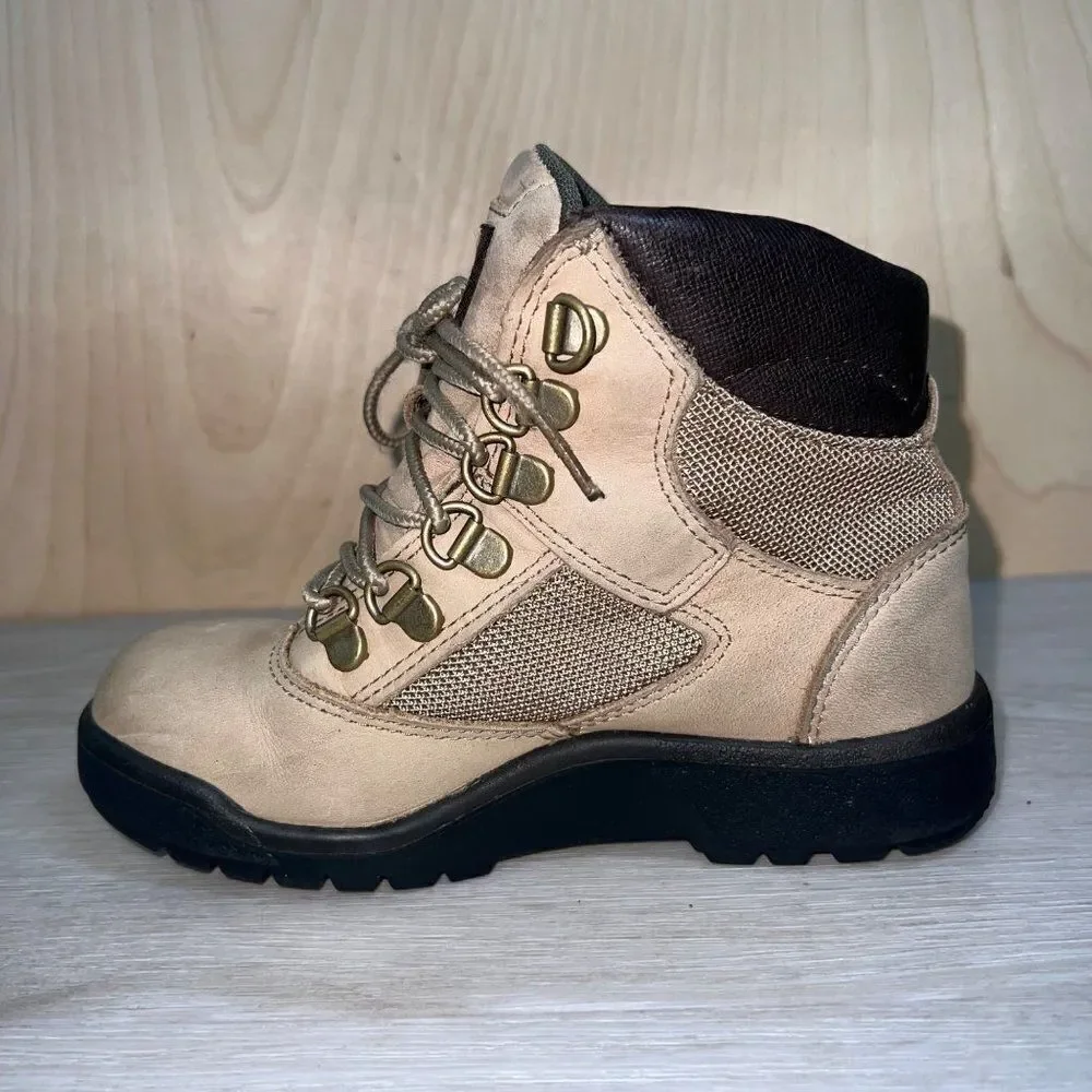 Timberland Field Boots Tan Leather A1026 Toddler 13‎